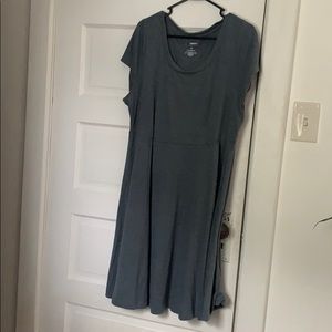 Knee length a line t shirt dress